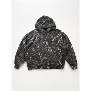 Brooklyn Cloth Originals Boxy Hoodie XL Dark Camo Realtree Print Mens